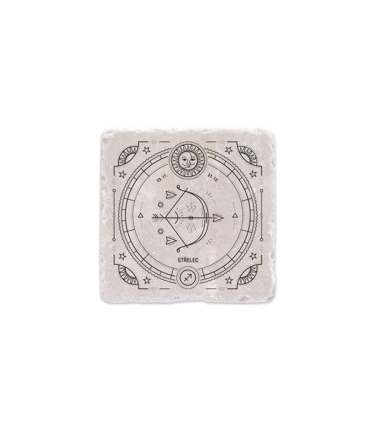 Mramorový tácek - znamení zvěrokruhu