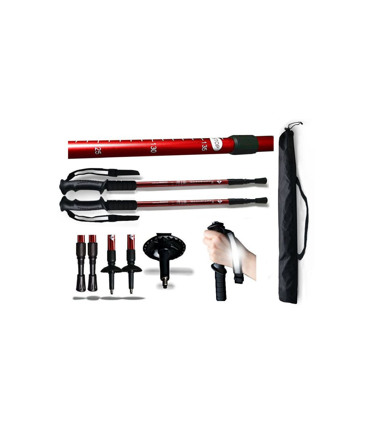 Trekingové hole s obalem