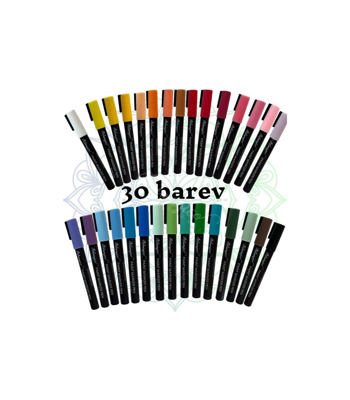 Artmagico akrylové fixy s jemným hrotem (30ks)