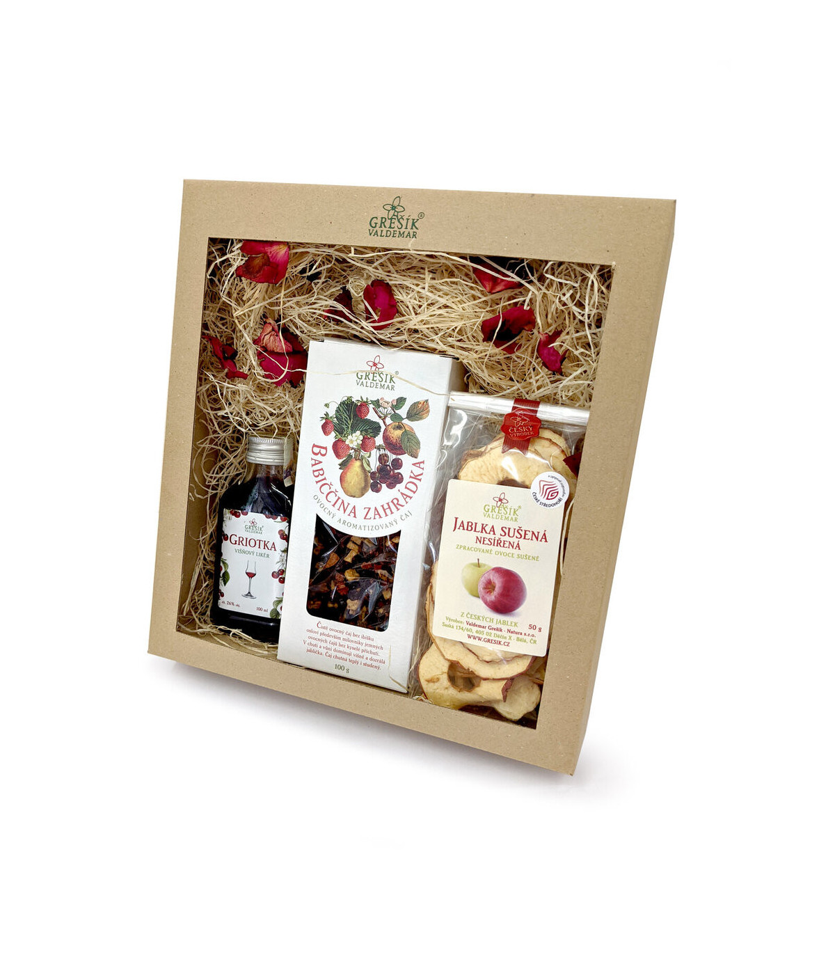 Z našeho sadu - ovocná dárková sada pro babičkui dědu