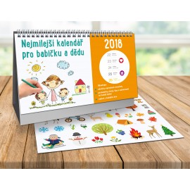 Nejmilejší kalendář pro babičku a dědu