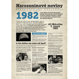Narozeninové noviny 1982
