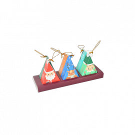 Dárková čajová sada figurek na stromeček