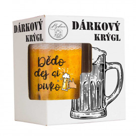 Dárkový půllitr v krabičce pro dědečka