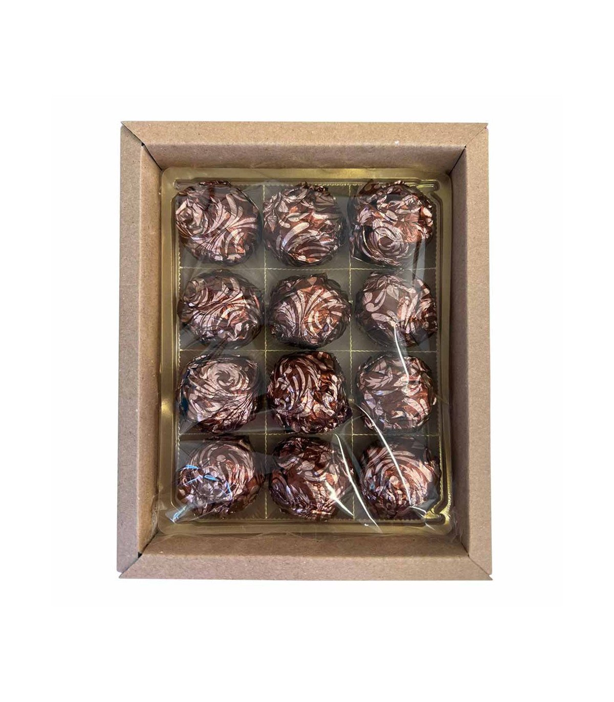 Čokoládové pralinky s ořechem pro maminku