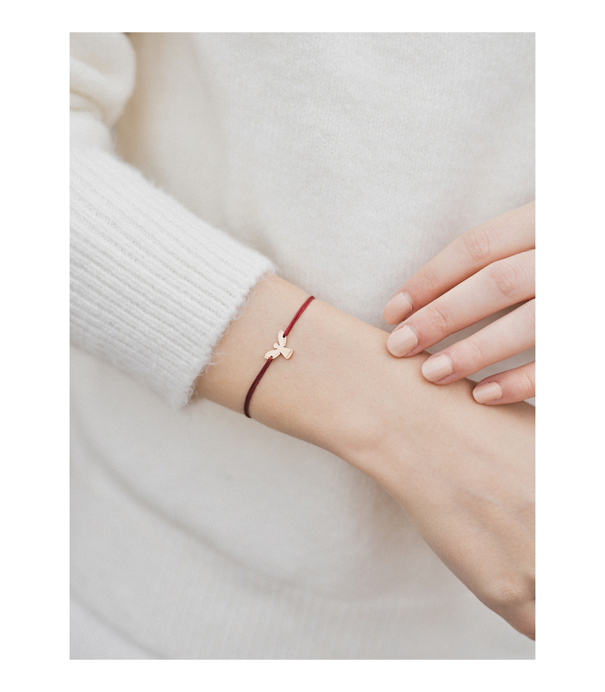 Dárková karta s náramkem Andílek