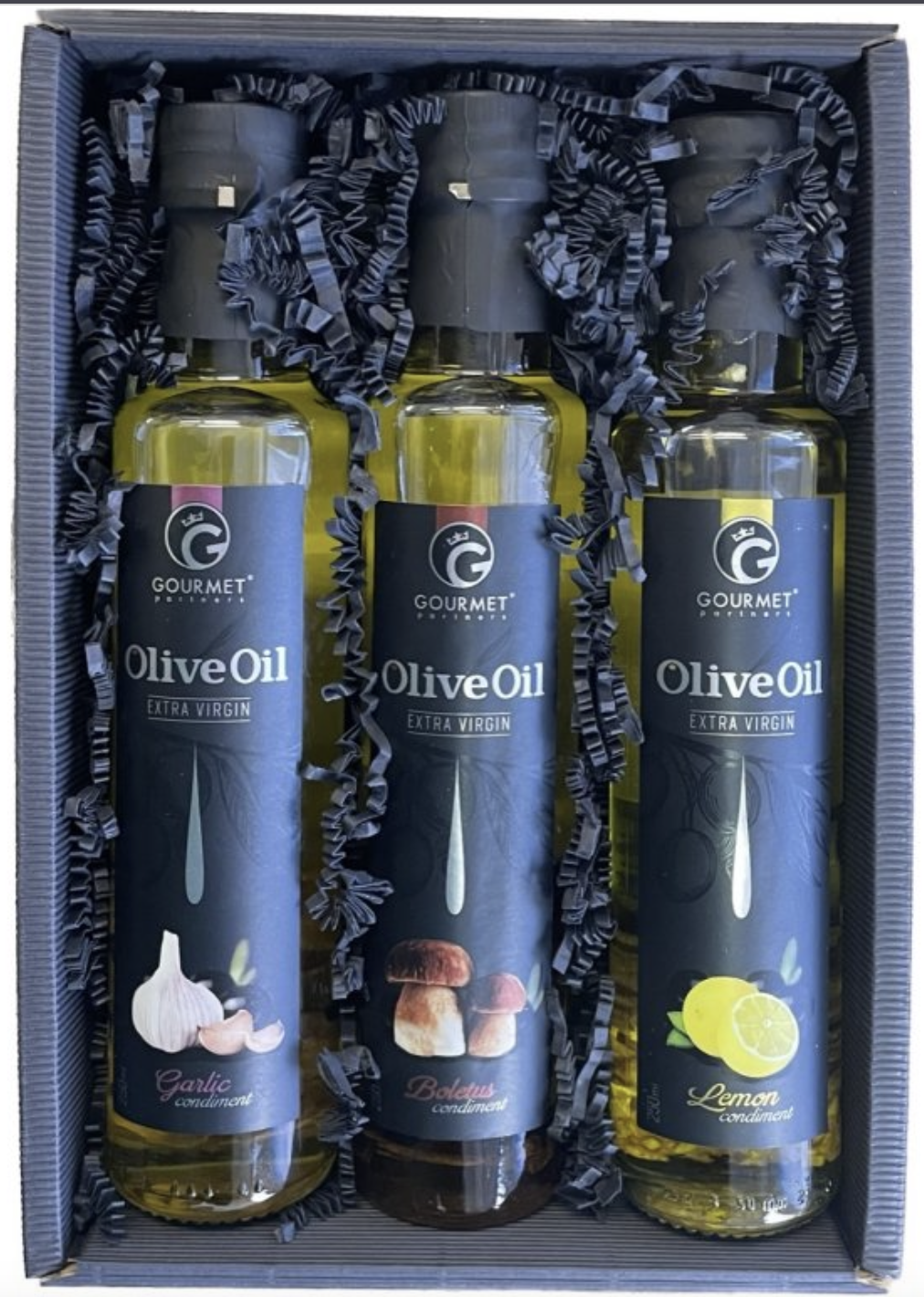 Levně Triáda olivových olejů s příchutí