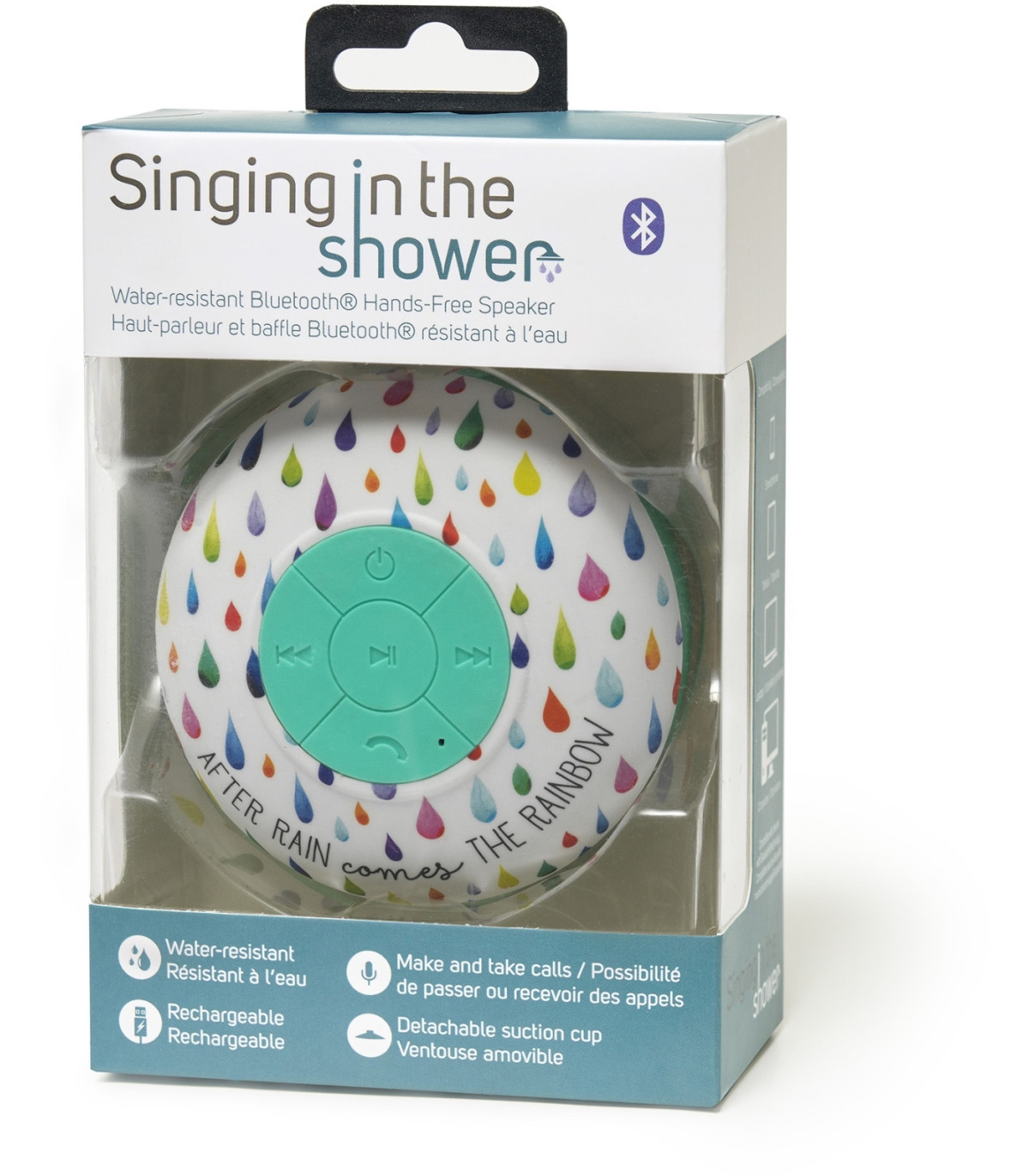 Voděodolný bezdrátový reproduktor do sprchy