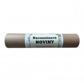 Narozeninové noviny 1993 s vlastním textem