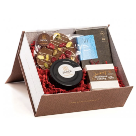 Dárková krabice plná čokoládových dobrot