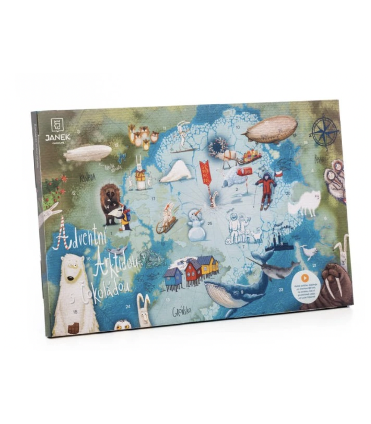 Adventní kalendář - Antarktidou s čokoládou