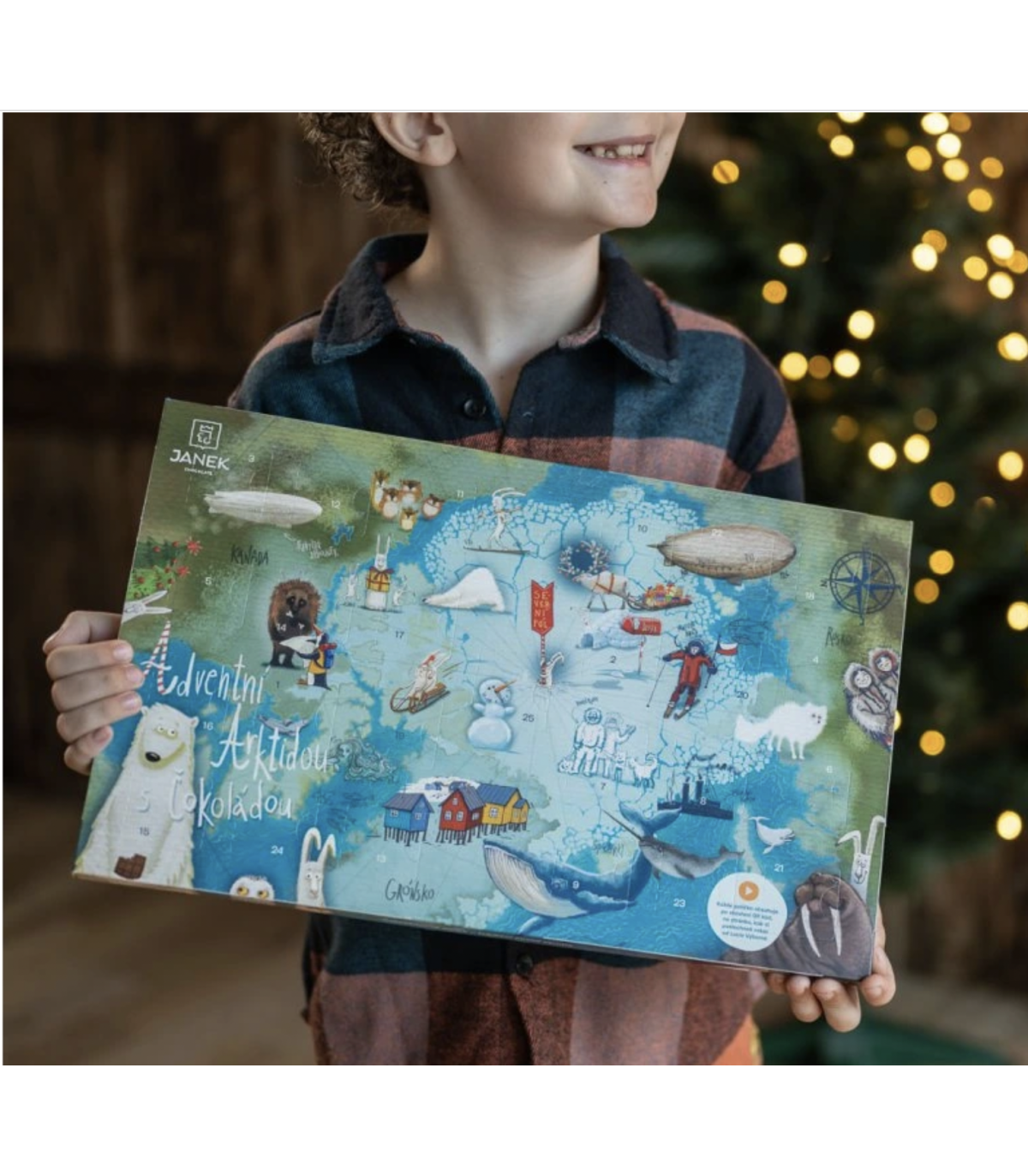 Adventní kalendář - Antarktidou s čokoládou