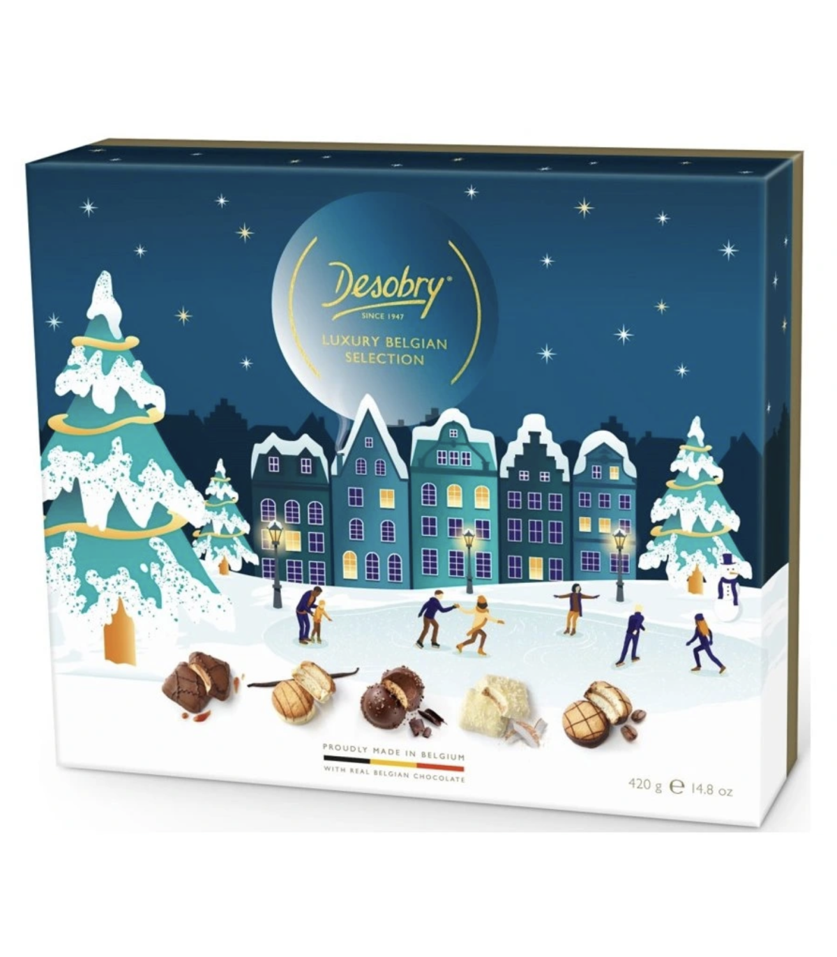 Dárková sada luxusních čokoládových sušenek