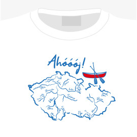 Vodácké tričko Ahoooj!