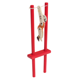 Klasická dřevěná retro hračka - AKROBAT