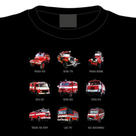 Dětské tričko pro HASIČE: Auta, co zachraňují životy