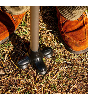 Teleskopická hůl s LED, alarmem a podavačem předmětů