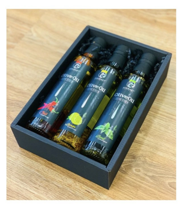 Triáda olivových olejů s příchutí