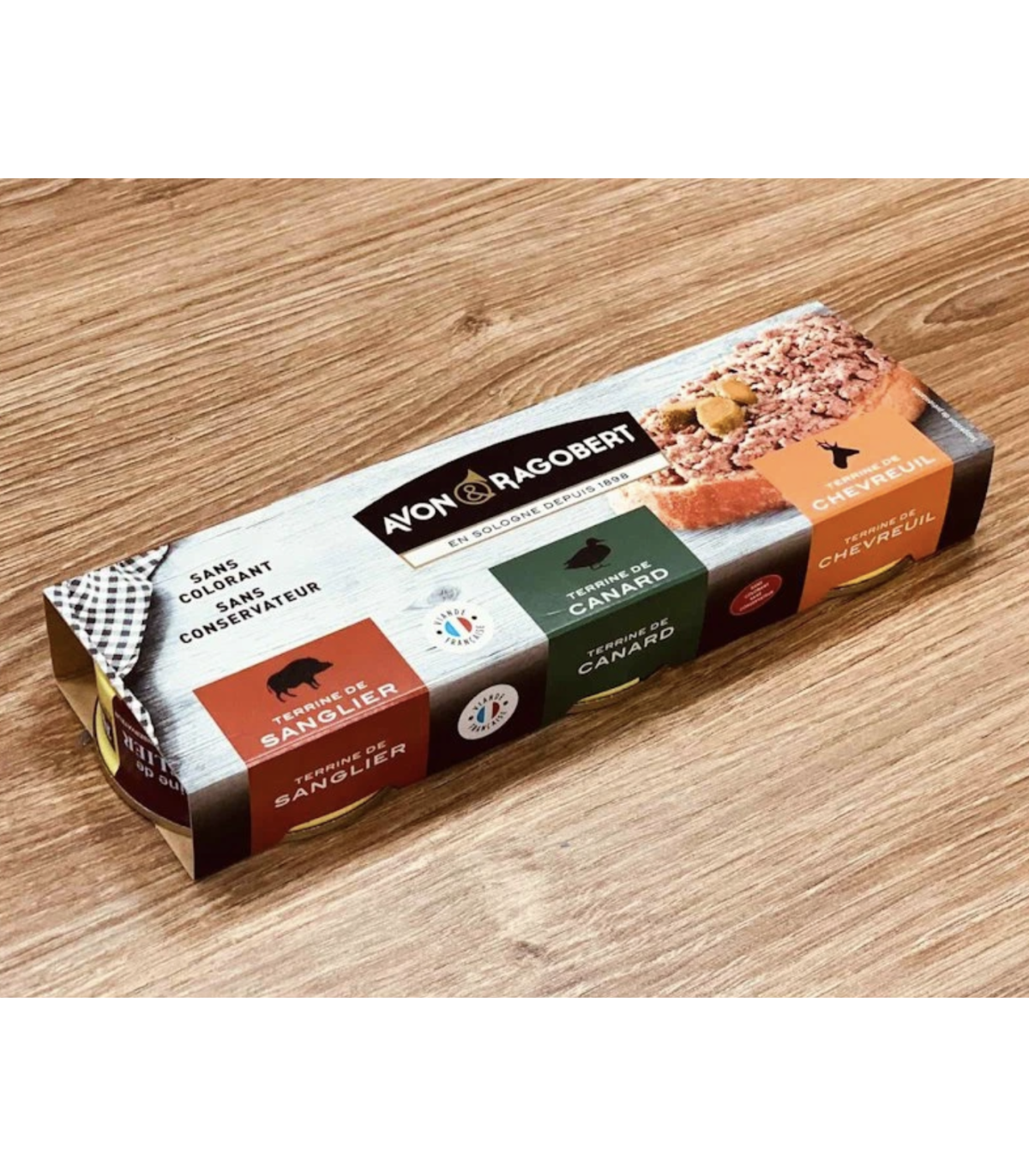 Dárkové trio mysliveckých paštik