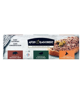 Dárkové trio mysliveckých paštik