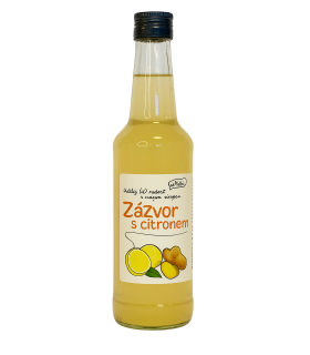Domácí sirup - Zázvorový s citronem | dárek pro prarodiče
