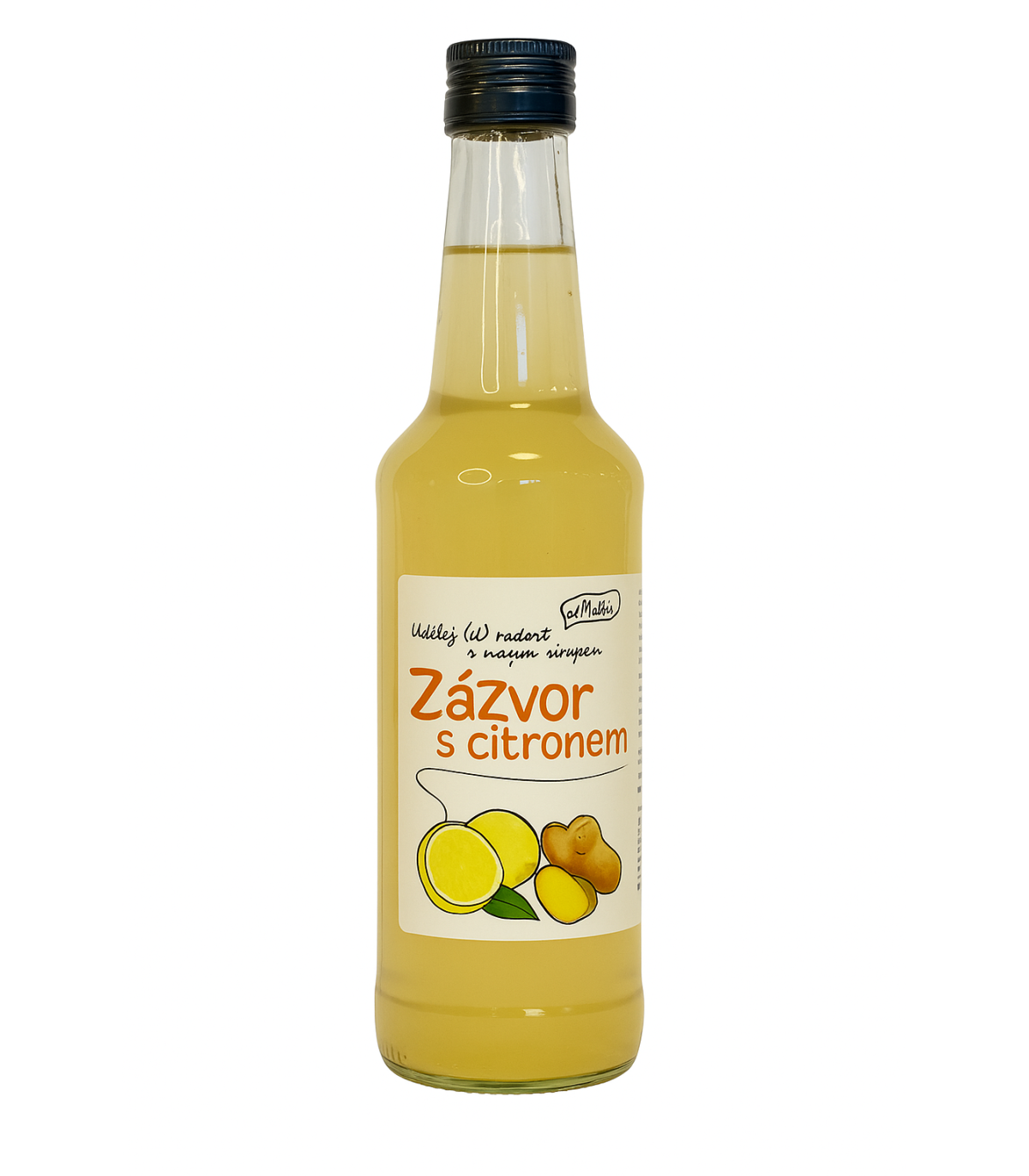 Domácí sirup - Zázvorový s citronem | dárek pro prarodiče