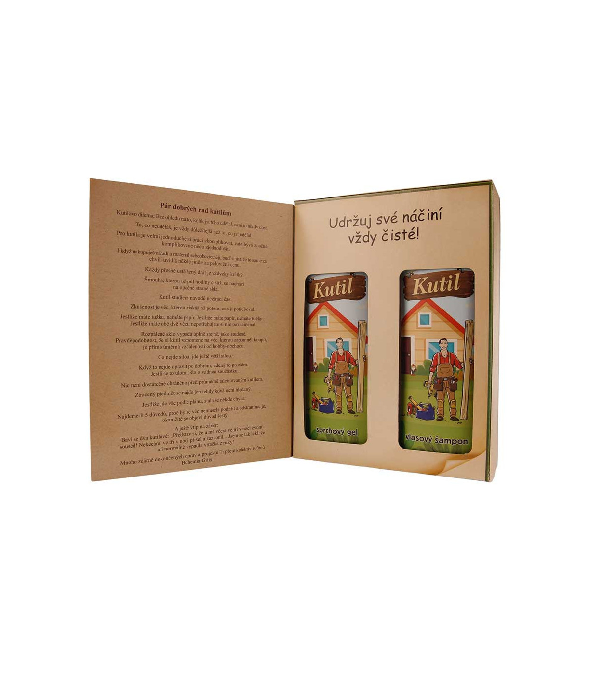 Kniha pro kutily - kosmetická sada