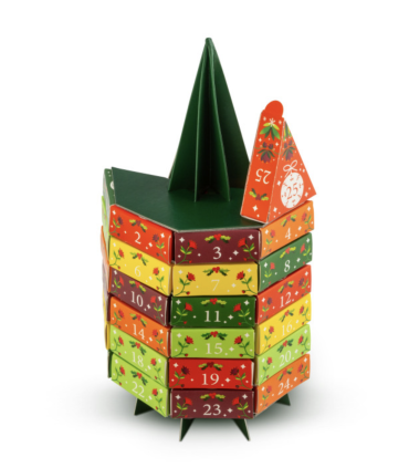 Adventní kalendář se sypanými čaji STROMEČEK