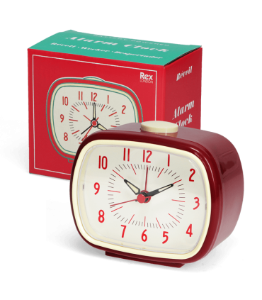 Retro budík červený