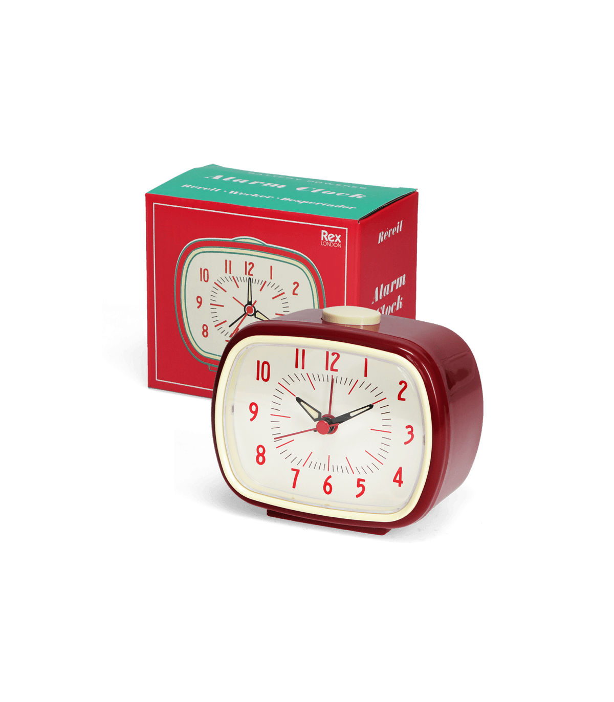 Retro budík červený