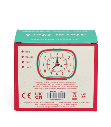 Retro budík červený