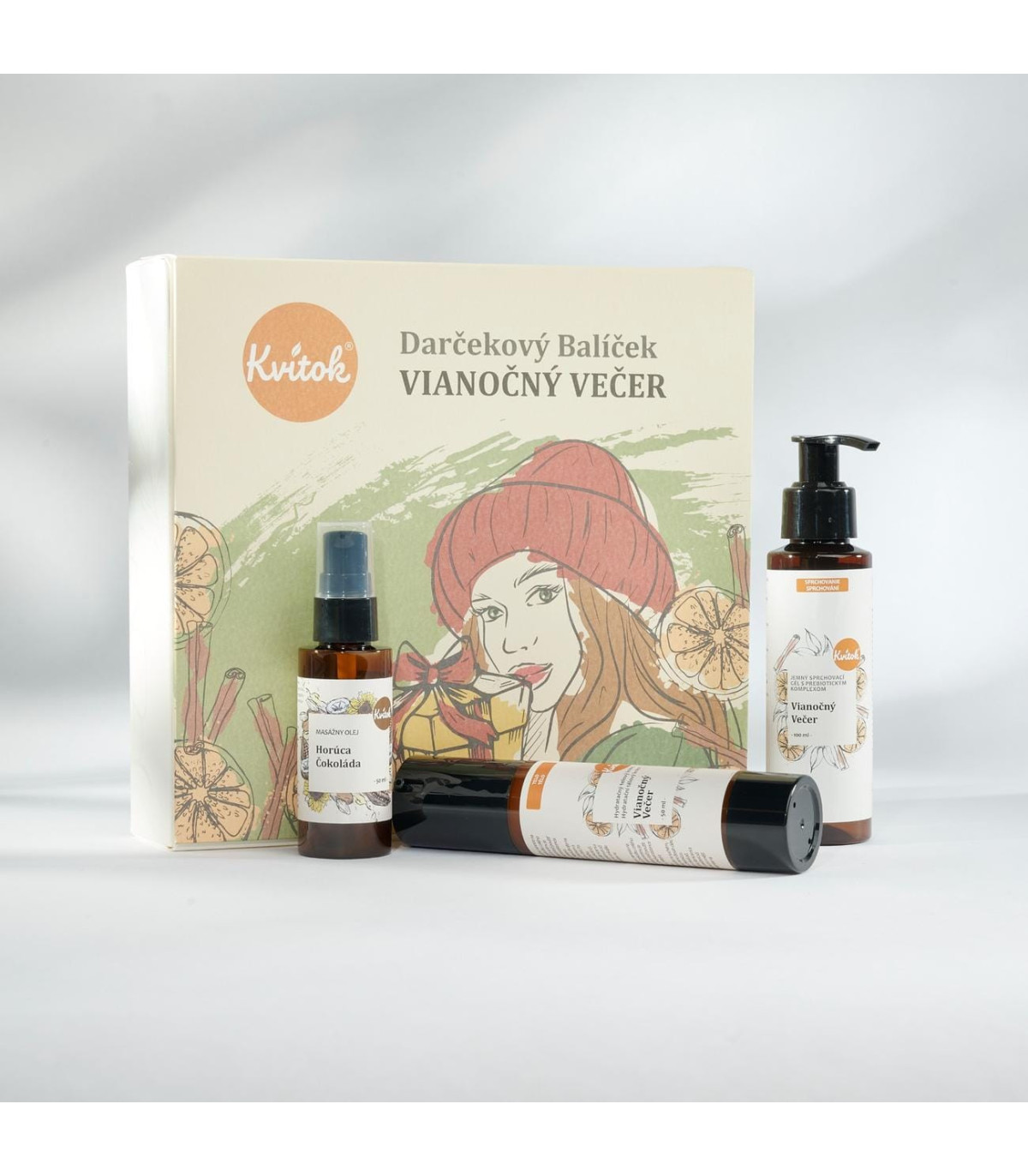 Dárkový balíček Vánoční večer | Přírodní kosmetika pro babičku