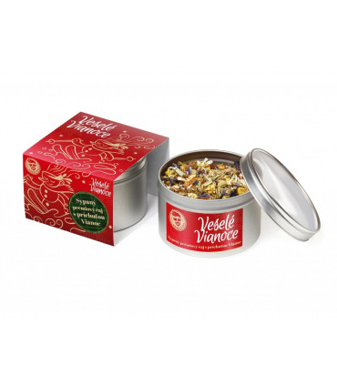 Vánoční sypaný čaj v plechovce | Voňavý dárek pro babičku | Babičkářství.cz