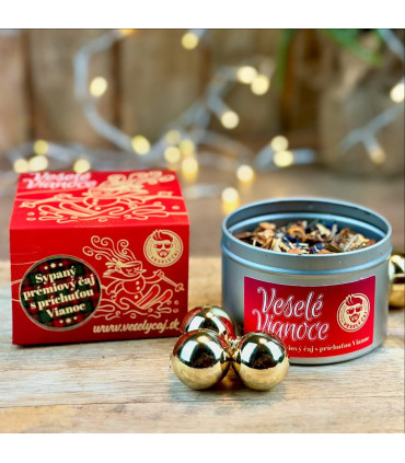 Vánoční sypaný čaj v plechovce | Voňavý dárek pro babičku | Babičkářství.cz