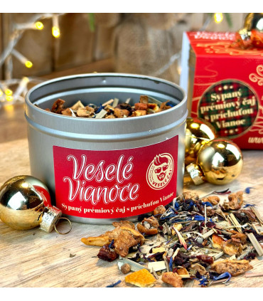 Vánoční sypaný čaj v plechovce | Voňavý dárek pro babičku | Babičkářství.cz