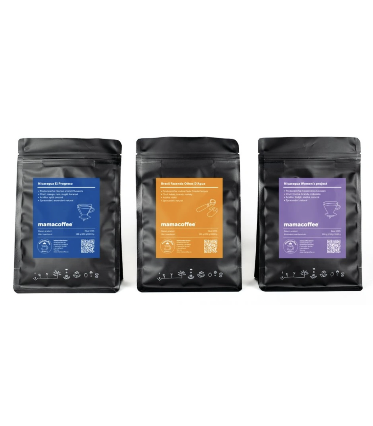 Degustační dárková sada káv z české pražírny