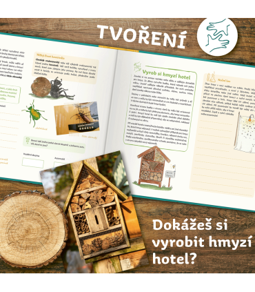 Můj atlas zvířat a rostlin - Kniha, kterou si děti dotváří samy