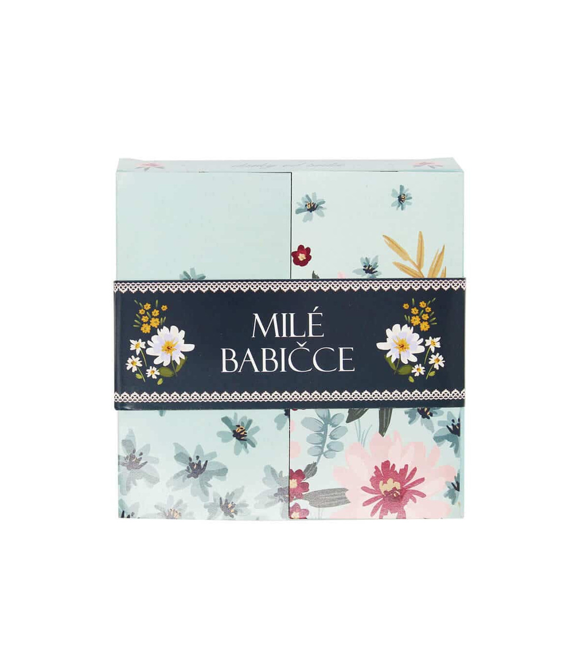 Interaktivní dárková sada čajů s přáním milé babičce