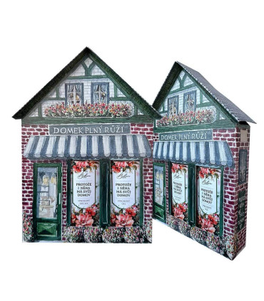 Kosmetická sada Domek plný růží – 2x sprchový gel 100 ml
