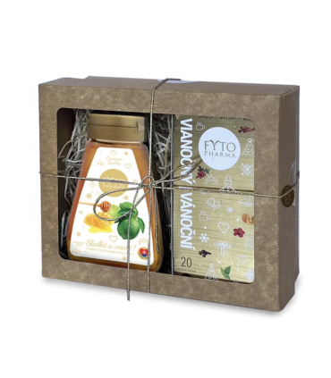 Vánoční čaj a med s limetkou – dárek pro babičku