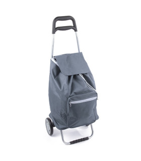 Nákupní taška na kolečkách s kapsou na zip pro snadné nákupy