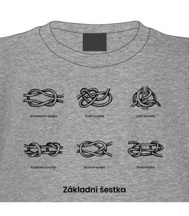 Dětské tričko Základní šestka