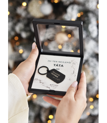 Klíčenka NEJLEPŠÍ TATÍNEK v dárkové krabičce