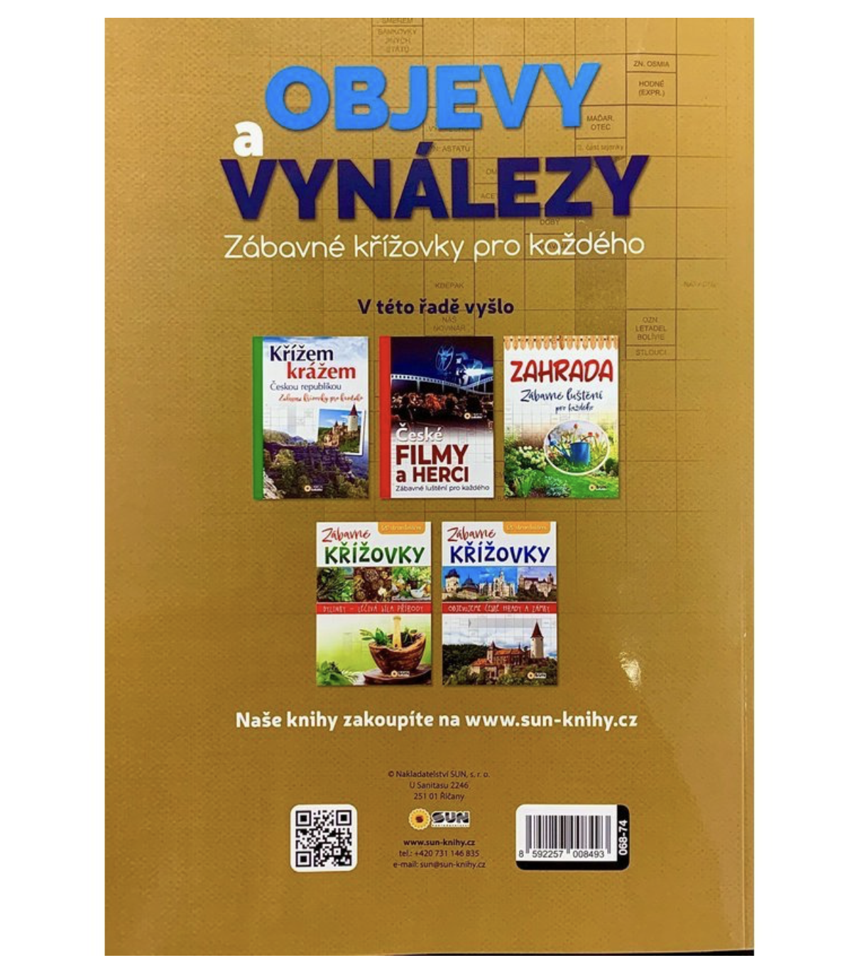 Křížovky Objevy a vynálezy – dárek pro babičku a dědu