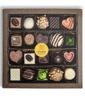 Dárková kazeta čokoládových pralinek a lanýžů