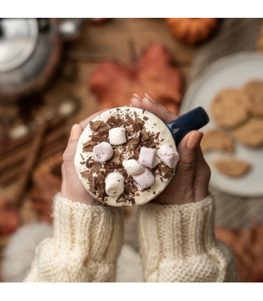 Vánoční horká čokoláda – dárek pro babičku a dědečka