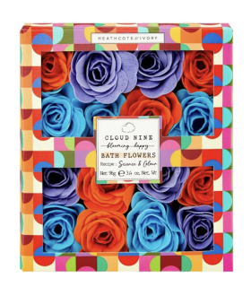 Mýdlové květiny v dárkovém balení pro babičku