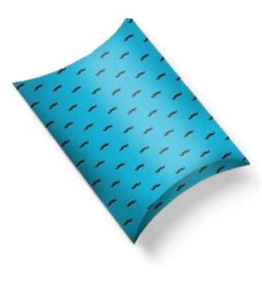 Modrá krabice s knírky