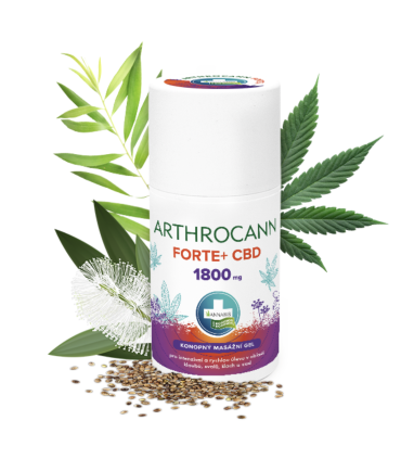 Konopný masážní gel Arthrocann FORTE | Úleva pro klouby a svaly