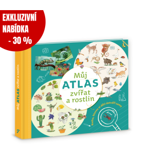 Můj atlas zvířat a rostlin - Kniha, kterou si děti dotváří samy